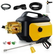 LovoIn | Electric Pressure Washer - 2100 PSI 2.1 GPM with high Pressure Hose, Quick Release Gun, Nozzle Lance, Compact \u0026 Small Pressure Washer for Car Home Auto Patio RV Motorcycle